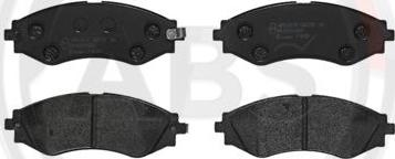 A.B.S. P10006 - Set placute frana,frana disc aaoparts.ro