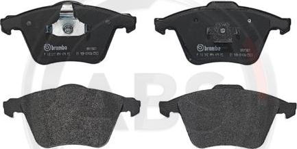 A.B.S. P10012 - Set placute frana,frana disc aaoparts.ro