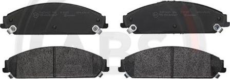 A.B.S. P11017 - Set placute frana,frana disc aaoparts.ro