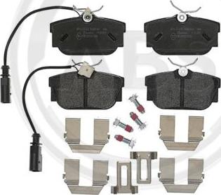 A.B.S. P85059 - Set placute frana,frana disc aaoparts.ro