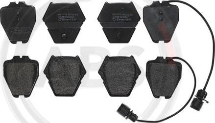 A.B.S. P85054 - Set placute frana,frana disc aaoparts.ro