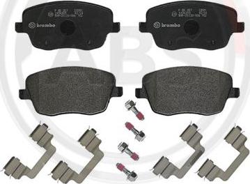 A.B.S. P85057 - Set placute frana,frana disc aaoparts.ro