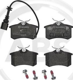 A.B.S. P85066 - Set placute frana,frana disc aaoparts.ro