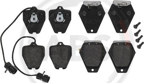 A.B.S. P85038 - Set placute frana,frana disc aaoparts.ro