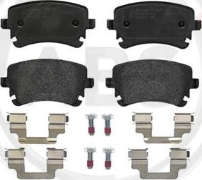 A.B.S. P85076 - Set placute frana,frana disc aaoparts.ro