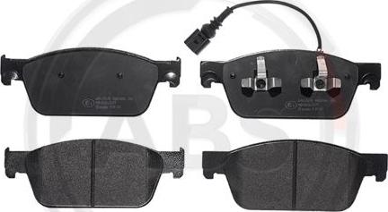 A.B.S. P85141 - Set placute frana,frana disc aaoparts.ro