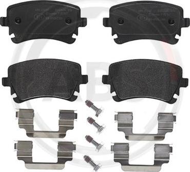 A.B.S. P85143 - Set placute frana,frana disc aaoparts.ro