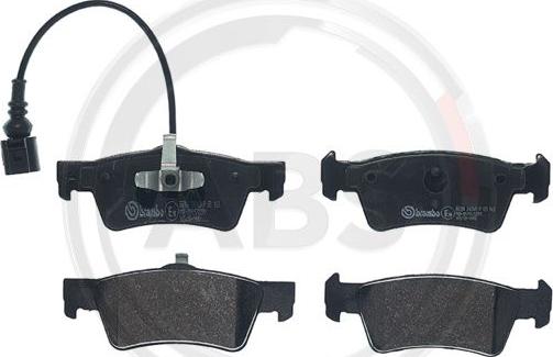 A.B.S. P85163 - Set placute frana,frana disc aaoparts.ro