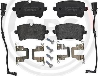 A.B.S. P85120 - Set placute frana,frana disc aaoparts.ro