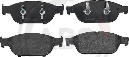 A.B.S. P85127 - Set placute frana,frana disc aaoparts.ro