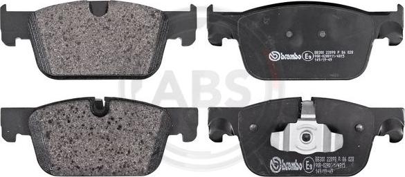 A.B.S. P86028 - Set placute frana,frana disc aaoparts.ro