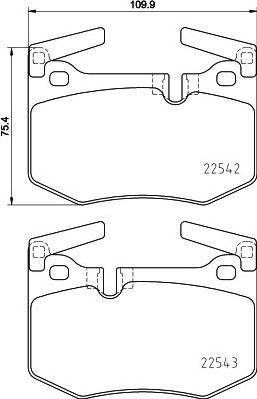 A.B.S. P83164 - Set placute frana,frana disc aaoparts.ro