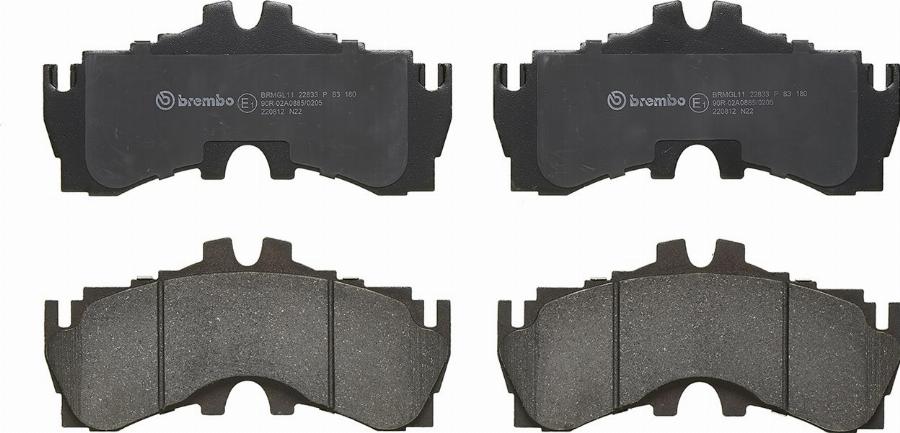 A.B.S. P 83 180 - Set placute frana,frana disc aaoparts.ro