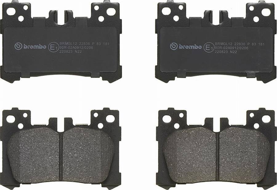 A.B.S. P 83 181 - Set placute frana,frana disc aaoparts.ro