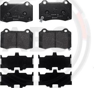 A.B.S. P30074 - Set placute frana,frana disc aaoparts.ro
