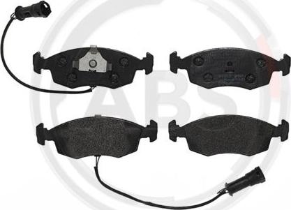 A.B.S. P24007 - Set placute frana,frana disc aaoparts.ro