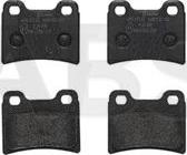 A.B.S. P24030 - Set placute frana,frana disc aaoparts.ro