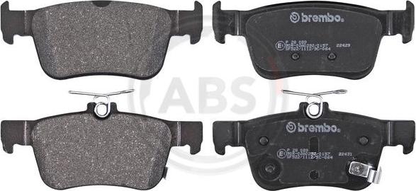 A.B.S. P28089 - Set placute frana,frana disc aaoparts.ro
