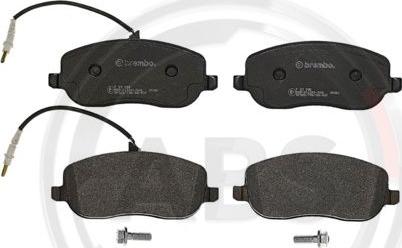 A.B.S. P23090 - Set placute frana,frana disc aaoparts.ro