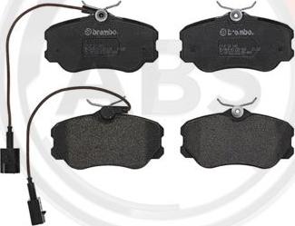A.B.S. P23045 - Set placute frana,frana disc aaoparts.ro