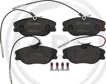 A.B.S. P23061 - Set placute frana,frana disc aaoparts.ro