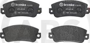 A.B.S. P23013 - Set placute frana,frana disc aaoparts.ro