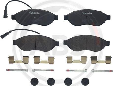 A.B.S. P23144 - Set placute frana,frana disc aaoparts.ro