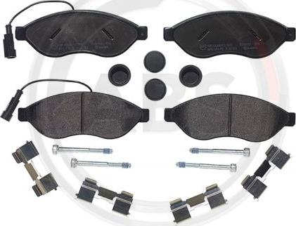 A.B.S. P23143 - Set placute frana,frana disc aaoparts.ro