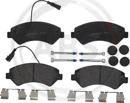 A.B.S. P23136 - Set placute frana,frana disc aaoparts.ro