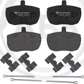 A.B.S. PA6001 - Set placute frana,frana disc aaoparts.ro