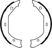 ABTEX ABS3473 - Set saboti frana aaoparts.ro