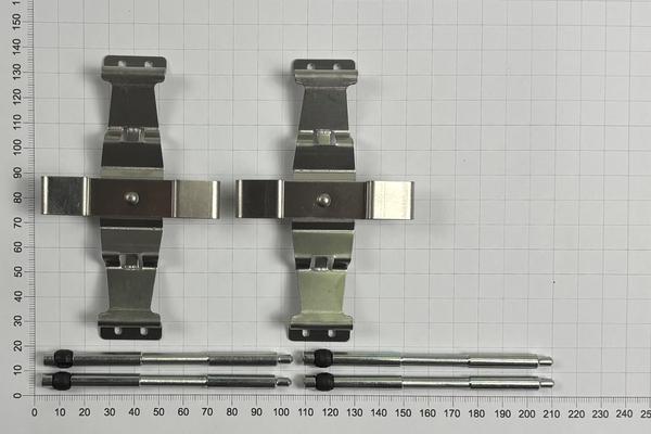 ABTEX ACK1195 - Set accesorii, placute frana aaoparts.ro