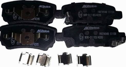 ACDelco 19374046 - Set placute frana,frana disc aaoparts.ro