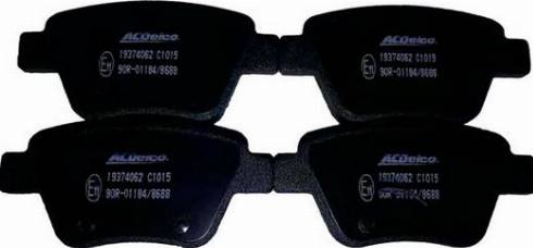 ACDelco 19374052 - Set placute frana,frana disc aaoparts.ro