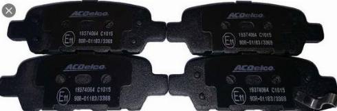 ACDelco 19374064 - Set placute frana,frana disc aaoparts.ro