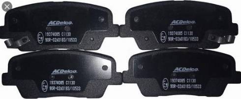 ACDelco 19374085 - Set placute frana,frana disc aaoparts.ro