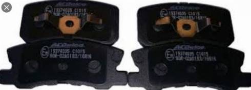 ACDelco 19374035 - Set placute frana,frana disc aaoparts.ro