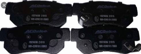 ACDelco 19374036 - Set placute frana,frana disc aaoparts.ro