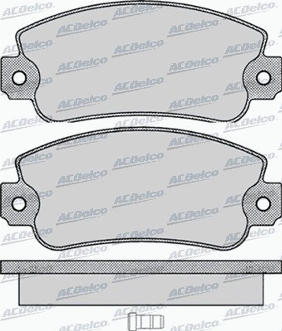 ACDelco AC433481D - Set placute frana,frana disc aaoparts.ro