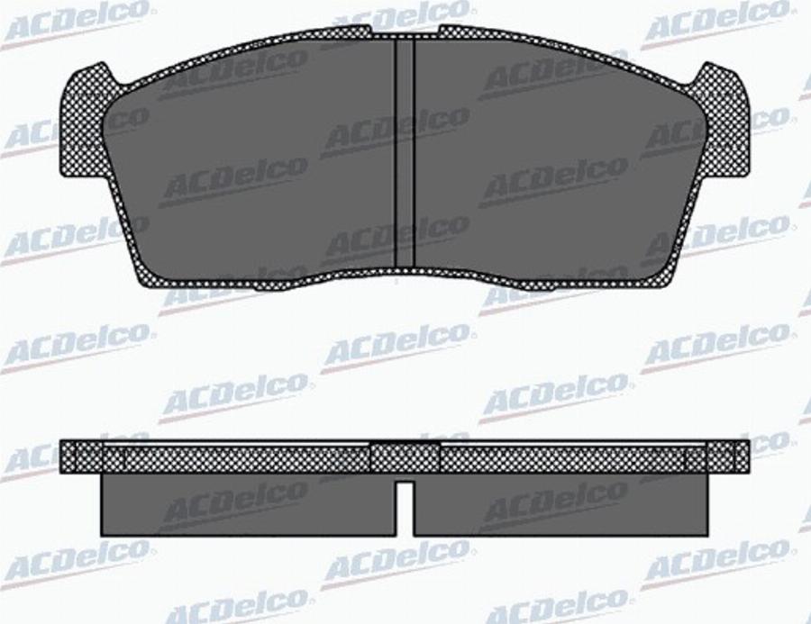 ACDelco AC0581442D - Set placute frana,frana disc aaoparts.ro