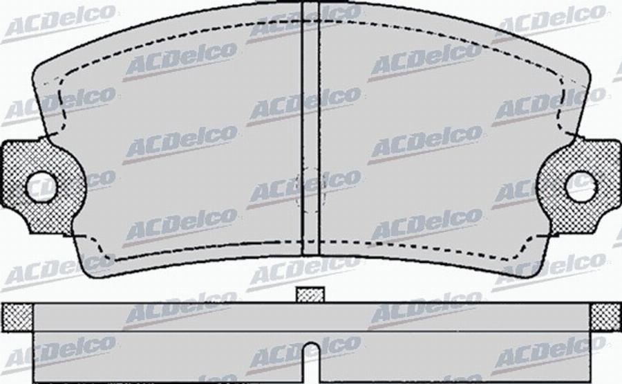 ACDelco AC058106D - Set placute frana,frana disc aaoparts.ro