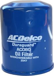 ACDelco AC080 - Filtru ulei aaoparts.ro