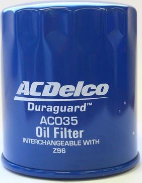 ACDelco AC035 - Filtru ulei aaoparts.ro