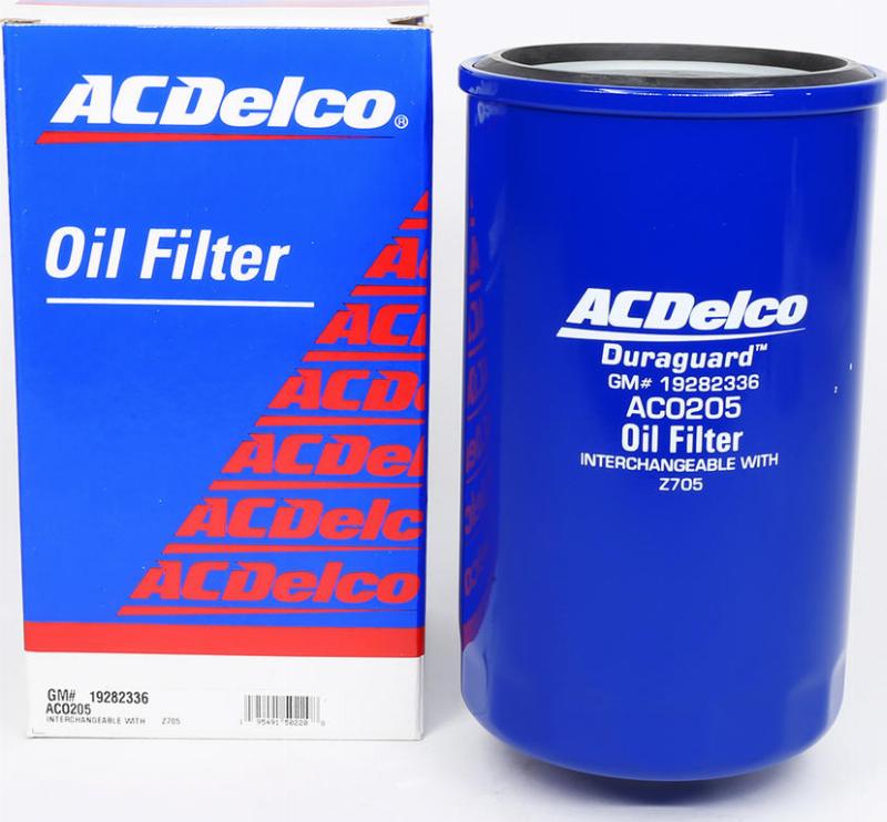 ACDelco AC0205 - Filtru ulei aaoparts.ro