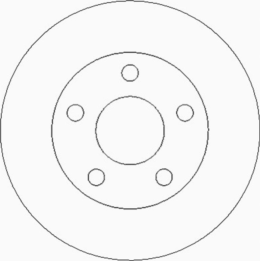 ACDelco AC2458D - Disc frana aaoparts.ro