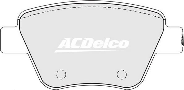 ACDelco ACD2211 - Set placute frana,frana disc aaoparts.ro
