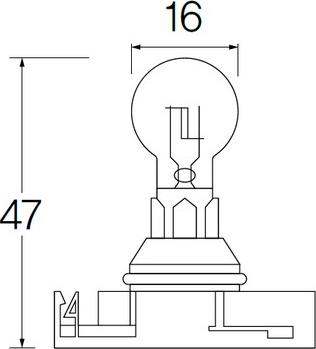 ACDelco ACPSX24W - Bec, proiector ceata aaoparts.ro