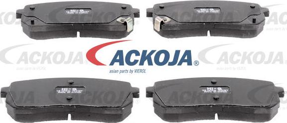 ACKOJA A52-0145 - Set placute frana,frana disc aaoparts.ro