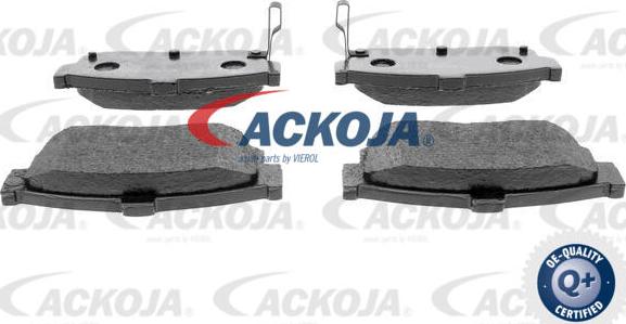 ACKOJA A38-0052 - Set placute frana,frana disc aaoparts.ro