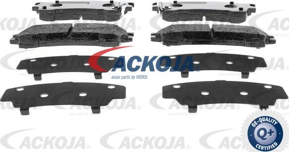 ACKOJA A32-0043 - Set placute frana,frana disc aaoparts.ro